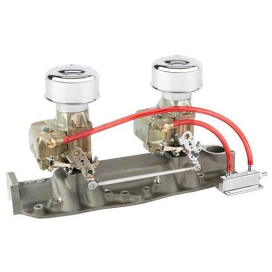 Two 9 Super 7 Carbs on a Sharp Intake, 1932-1948