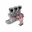 Chrome 9 Super 7® 3x2 Carb/Intake Manifold Kit, 1932-41 Flathead Chrome 9 Super 7® 3x2 Carb/Intake Manifold Kit, 1932-41 Flathead