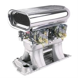 Big Block Chevy Street Tunnel Ram Kit, Polished Scoop
