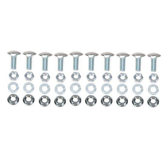 1967 Camaro Bumper Bolt Kit, 10 Pieces, Zinc Finish