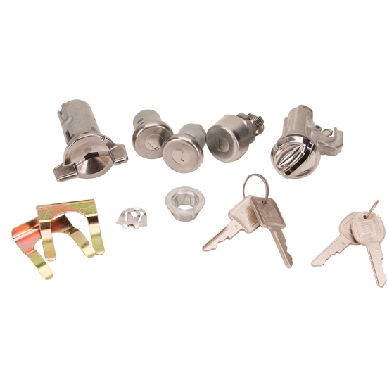 Classic Auto Locks CL-747 Door/Trunk Lock Kit, 74-77 Camaro/Firebird