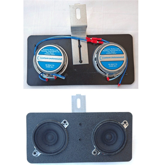 Custom Autosound 2009 Dual Speakers 60 Watt 66-67 Nova/Chevelle