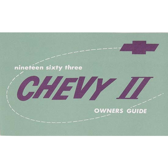 Dave Graham 63-NOM 1963 Nova Owners Manual