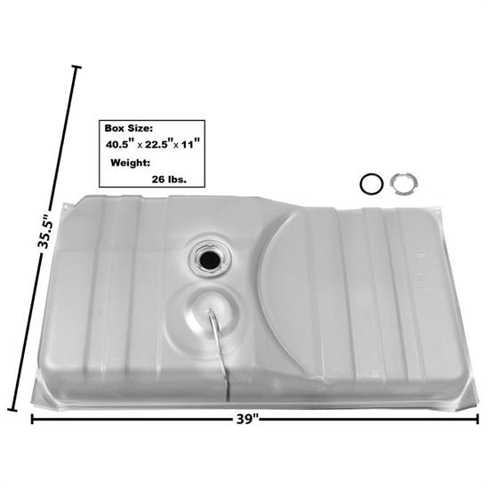 Dynacorn T28C 21 Gallon Fuel Tank, 73-79 Nova/Apollo
