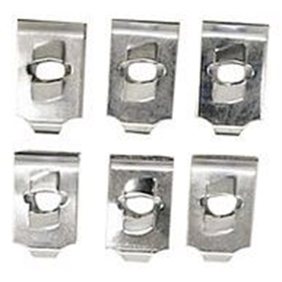 Headlight Bezel Mounting U-Nuts for 1969 Camaro, 6-Piece Set