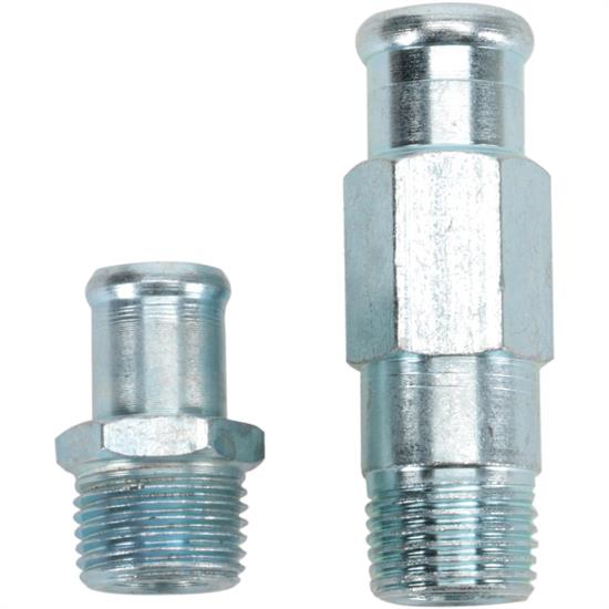 1967-68 Camaro Small Block Heater Hose Nipples, no A/C