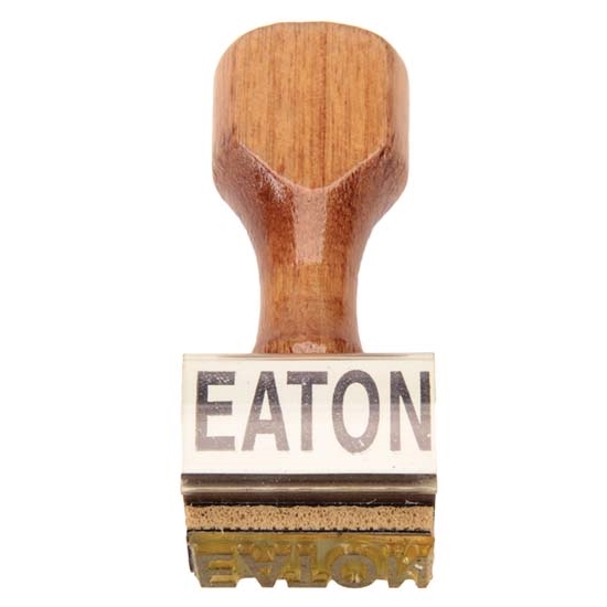 67-69 Rubber Stamp for Fan Clutch, Straight, EATON