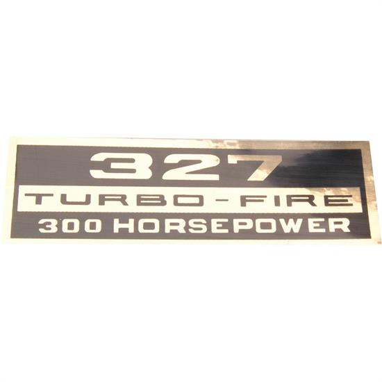 Jim Osborn DC034 Turbo Fire 327 300HP Black and Gold Decal