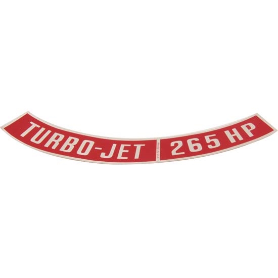 Jim Osborn DC0290 Turbo Jet 265 HP Air Cleaner Decal