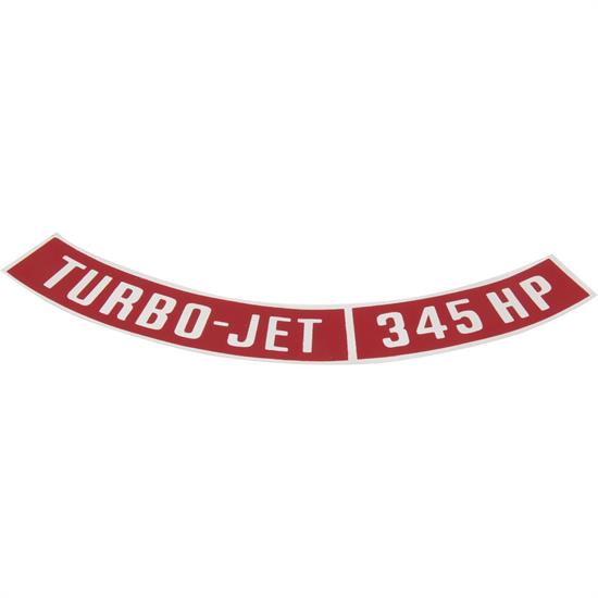 Jim Osborn DC0291 Turbo Jet 345 HP Air Cleaner Decal