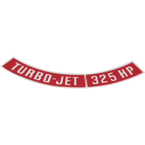 Jim Osborn D00046 Air Cleaner Turbo Jet 325 HP Decal