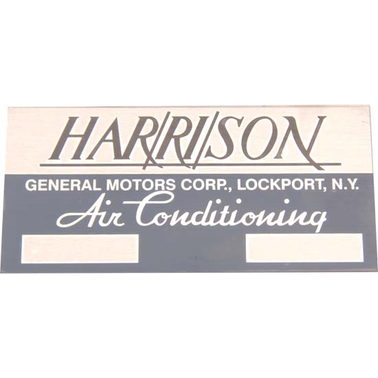 Jim Osborn DC0071 Harrison A/C Decal for 1962-64 Chevy II