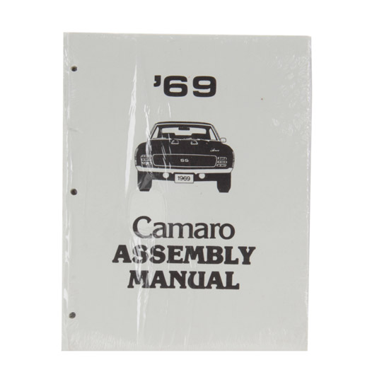 Jim Osborn MP0074 Assembly Manual, 1969 Camaro Jim Osborn MP0074 Assembly Manual, 1969 Camaro