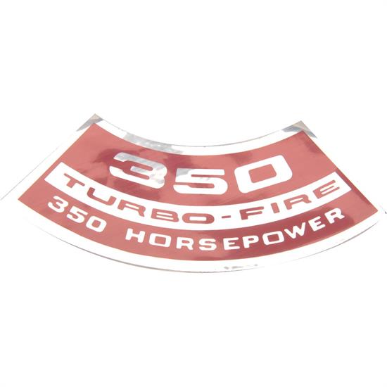 Jim Osborn DC0009 Turbo Fire 350/350HP Air Cleaner Decal
