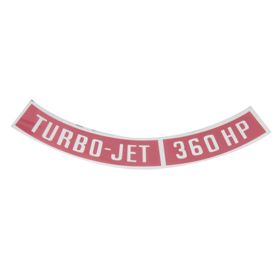 Jim Osborn DC0113 Turbo Jet 360HP Air Cleaner Decal