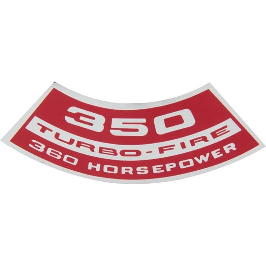Jim Osborn DC0098 Turbo Fire 350/360HP Air Cleaner Decal