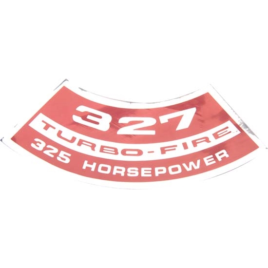 Jim Osborn DC033 Turbo Fire 327/325 HP Air Cleaner Decal