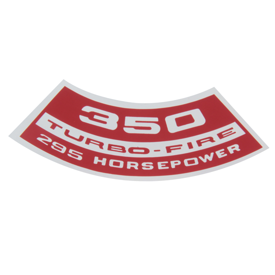 Jim Osborn DC084 350 Turbo Fire 295HP Camaro Air Cleaner Decal