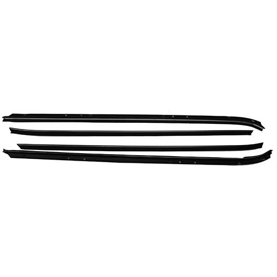 Repops CA164A 4pc Window Felt Kit for Extd Chrome Trim, Camaro