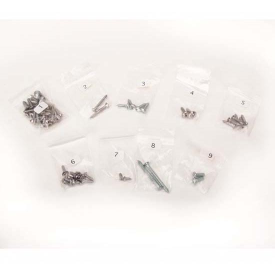 Mr. G's GM1150 62 Nova Interior Screw Kit, 4 Dr, 63 Screws
