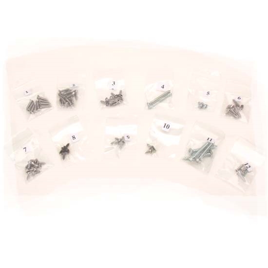 Mr. G's GM1590 66 Chevelle Interior Screw Kit, 2 Dr H/T, 62 Screws