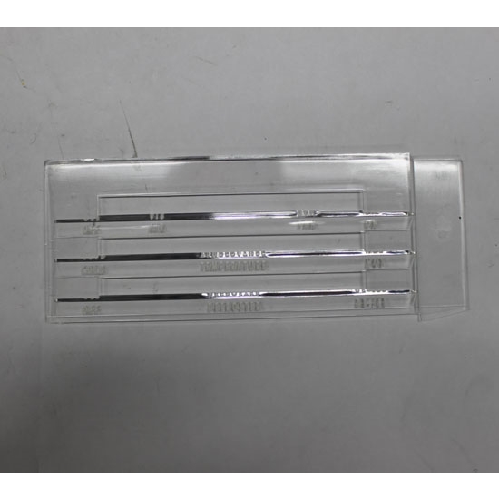 Muscle Factory AL001 Heater/AC Dash Control Lens, 1966-67 Chevelle