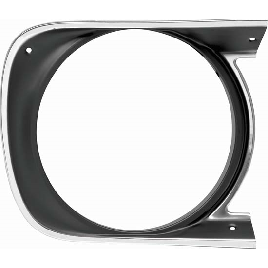 OER 3914770 RH Standard Headlamp Bezel for 1968 Camaro
