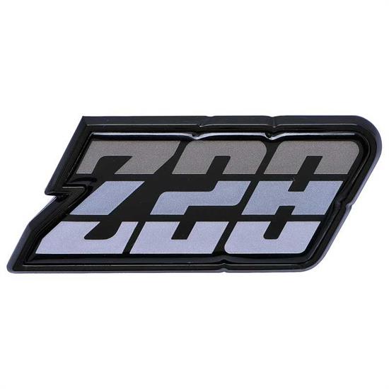 OER 9637803 1980-81 Camaro InZ28 In Silver Fuel Door Emblem
