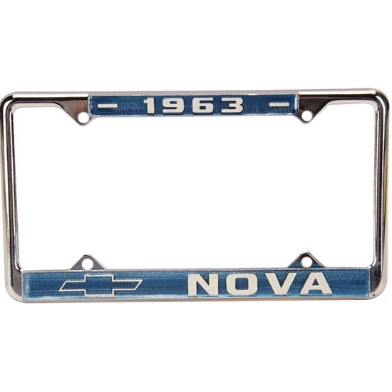 OER LF63N 1963 Chevy II Nova License Plate Frame