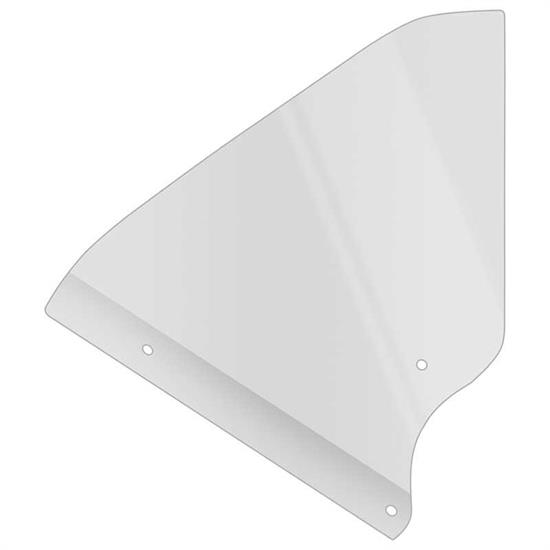 OER NR706 66-67 Nova Hardtop Quarter Window Glass Clear LH Or RH