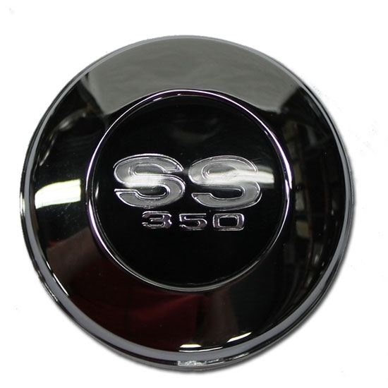 OER 3905587 Steering Wheel Horn Cap for 1967 Camaro SS-350, Chrom