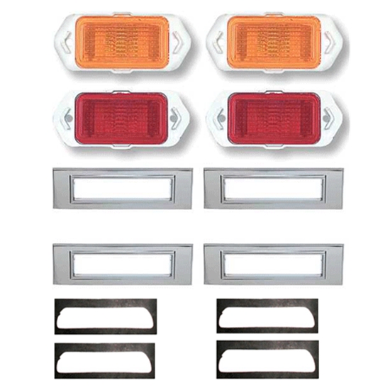 OER R5013 Side Marker Lamp Kit for 1969 Camaro