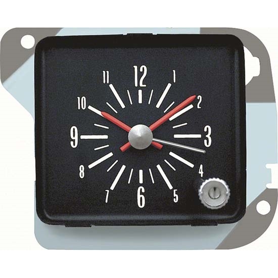 OER 994125 Reproduction In-Dash Clock for 1969-74 Nova, Each