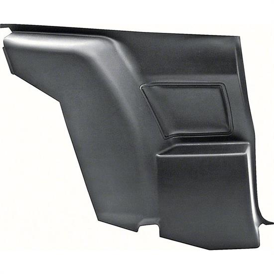 OER 9875005 Lower Rear Side Panel, LH, Black, 1970-71 Camaro/Firebird