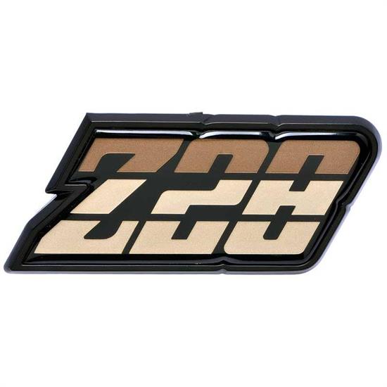 OER 9637807 1980-81 Camaro InZ28 In Gold Fuel Door Emblem