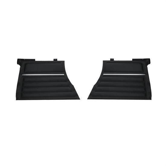 PUI PD260C Rear Side Panel, Black, 1965 Chevelle Hardtop