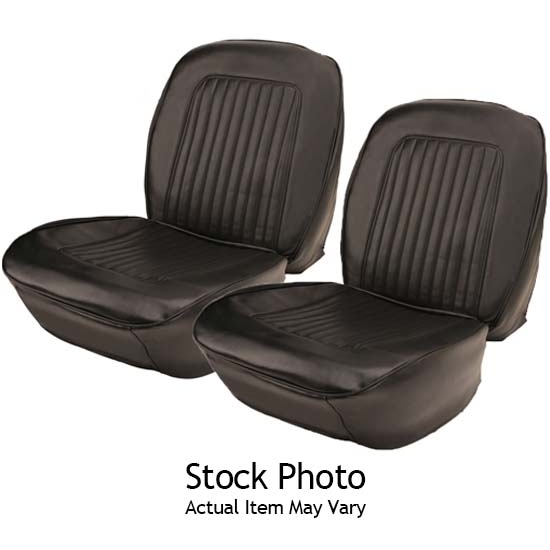 PUI 67FS10U 1967-1968 Camaro Black Bucket Seat Upholstery