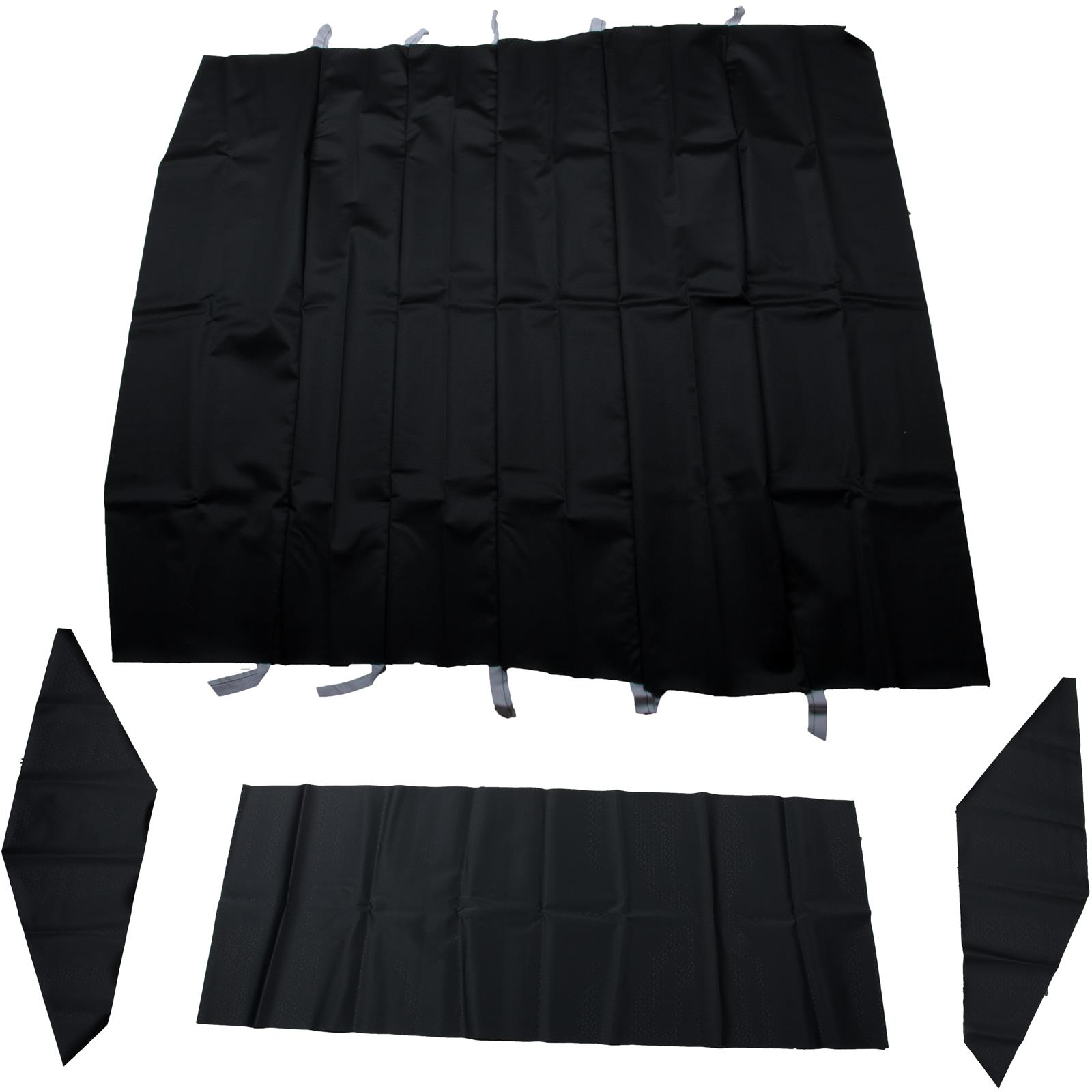 PUI 68XH100BN Standard Vinyl Headliners, Black, 196872 Nova