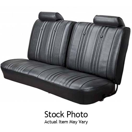 PUI 69FS10C 1969 Camaro Rear Seat Black Upholstery
