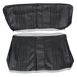 PUI 69XS10C 1969-1971 Nova SS Black Rear Seat Upholstery