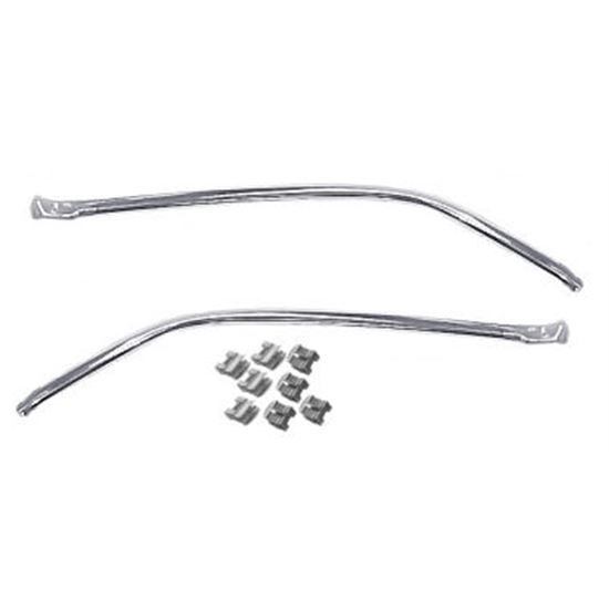 Headliner Trim Moldings, 1966-67 Chevelle, Pair