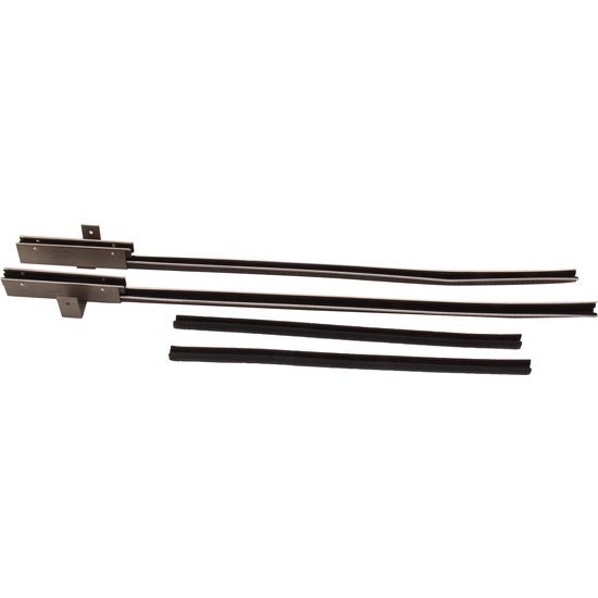 1968-1972 Nova 2 Door Sedan Quarter Glass Run Channel Kit, 4 Piece