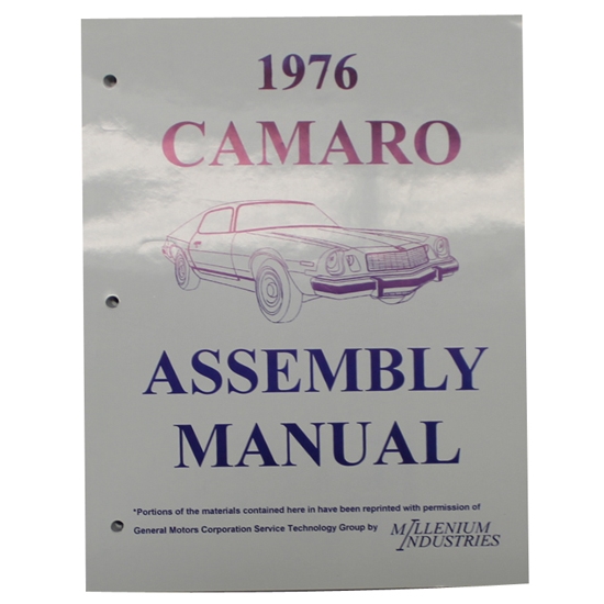 1976 Camaro Assembly Manual