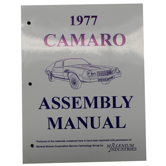 1977 Camaro Assembly Manual