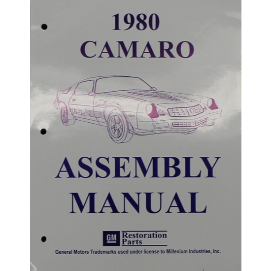 1980 Camaro Assembly Manual