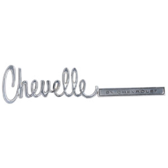Trim Parts 4750 Reproduction Trunk Lid Emblem for 1971-72 Chevelle