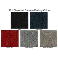 ACC 1976-1981 Chevrolet Camaro w/ Console Cutpile Carpet Kit