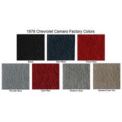 ACC 1976-1981 Chevrolet Camaro w/ Console Cutpile Carpet Kit