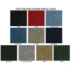 ACC 1968-1972 Chevrolet Chevelle 2 Door Loop Carpet Kit