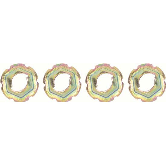 OER K423 5/16" Speed Nuts, Gold Iridited